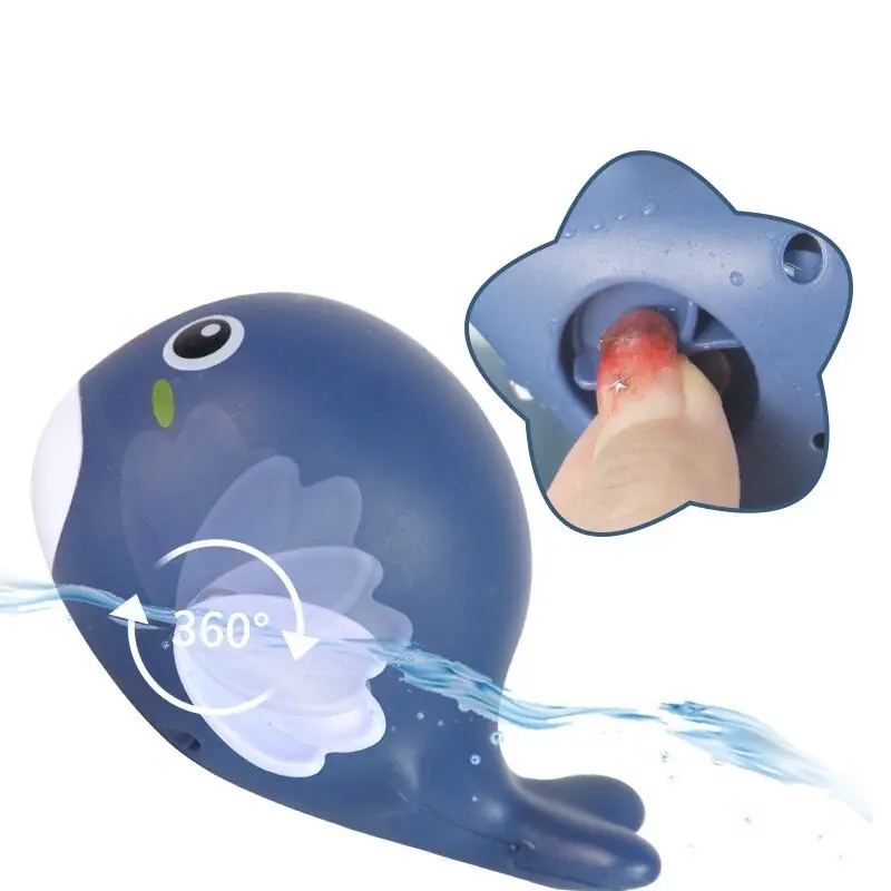 Bộ 9 Con Đồ Chơi Nhà Tắm Rùa, Cá Heo, Vịt Vặn Cót Ngộ Nghĩnh