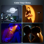 Đèn led decor chiếu sáng tích điện Zilfoto tạo hình kèm 20 tấm lọc sáng decor chụp ảnh, trang trí studio cực đẹp — ảnh 7