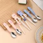 Set Đũa Thìa Ăn Dặm Inox Hàn Quốc An Toàn, Xinh Xắn, Dễ Cầm Cho Bé Từ 2-6 Tuổi IQ KAO