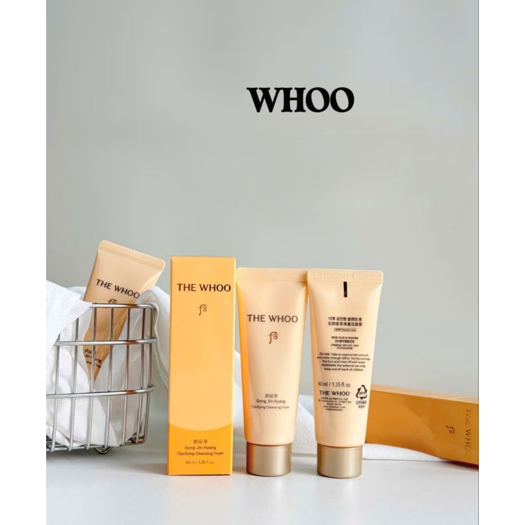 ( mẫu mới có tem phụ )Sữa rửa mặt đông y hoàng cung whoo Facial foam cleanser 40ml