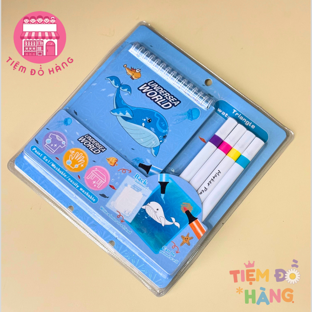 Sổ Tô Màu Nước Hoạt Hình Kuromi, Cinnamoroll, Melodry... Dễ Thương Cho Bé