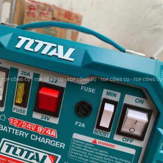 TOTAL Máy sạc bình 12A TBC1601  <HÀNG CHÍNH HÃNG>