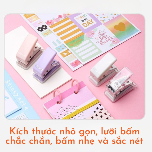 Đồ Bấm Lỗ Giấy Đơn KW-Trio 92A0, Dụng Cụ Bấm Lỗ Tròn Trên Giấy 1 Lỗ,  Đồ Đục Lỗ Giấy Sổ Còng 1 Lỗ