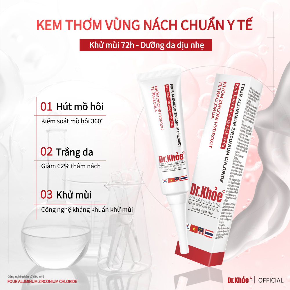 Thiết kế của Kem Khử Mùi Dưỡng Trắng Cao Cấp