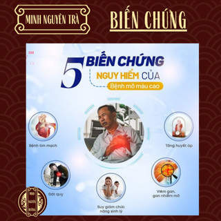 Trà Hạ Mỡ Máu - Minh Nguyên - Mỡ Máu, Mỡ Thành Mạch, Phòng Tai Biến, Ổn Định Huyết Áp - Túi 50 lọc