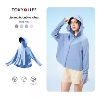 Áo khoác chống nắng TOKYOLIFE SunStop Ice kiểu dáng năng động thoáng khí bảo vệ da toàn diện 40003391