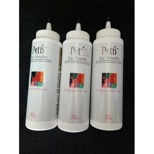 Bột nhổ lông tai cho chó mèo cưng petis 30g , giảm đau và làm sạch tai