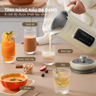 Máy Làm Sữa Hạt CBE-8650 Elmich 1L - 7 Chế Độ Nấu - Tự Ngắt - Chống Cháy - Nút Cảm Ứng - Bảo Hành 2 Năm