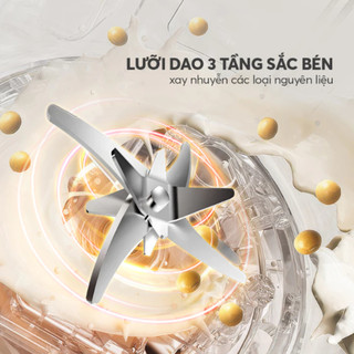 Máy Làm Sữa Hạt CBE-8650 Elmich 1L - 7 Chế Độ Nấu - Tự Ngắt - Chống Cháy - Nút Cảm Ứng - Bảo Hành 2 Năm