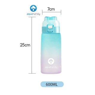 Bình Nước Hương Trái Cây AQUA HANDY 600ML Màu Tím 0 Đường 0 Calo Air Water