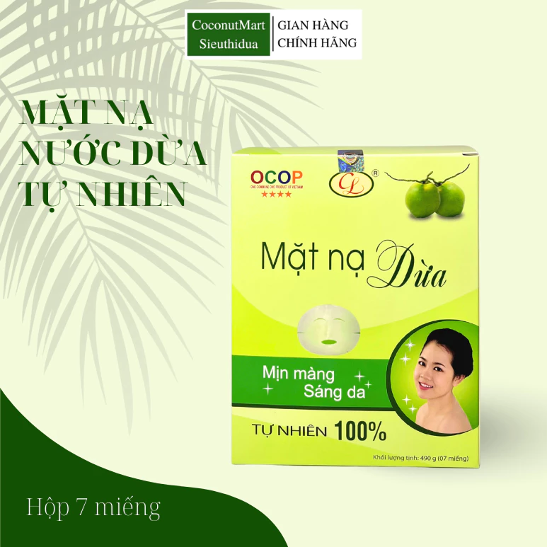 Mặt Nạ Dừa Tự Nhiên Cửu Long
