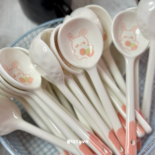 thìa gốm tone màu pastel xinh xinh — LITTY LITTY
