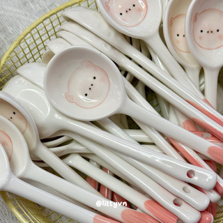 thìa gốm tone màu pastel xinh xinh — LITTY LITTY