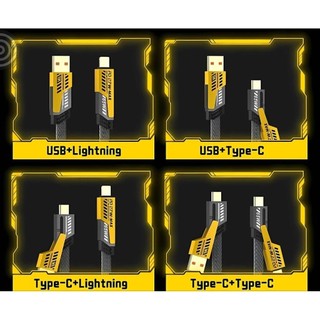 Cáp sạc nhanh 4-in-1 đa năng pd 65w (dây kéo hai đầu)