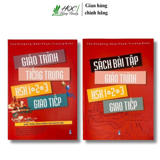 Sách - Combo: Giáo trình Tiếng Trung HSK1-2-3 giao tiếp - Tặng kèm sách bài tập