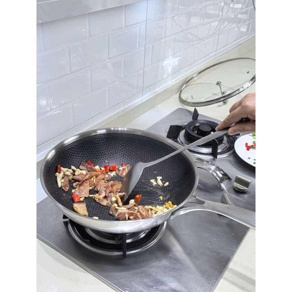 Chảo Tổ Ong Chockmen Kèm Nắp Kính
