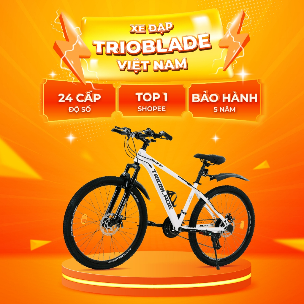 Xe đạp địa hình  TRIOBLADE Việt Nam bộ đề 24 cấp độ số Mẫu Mới 2026