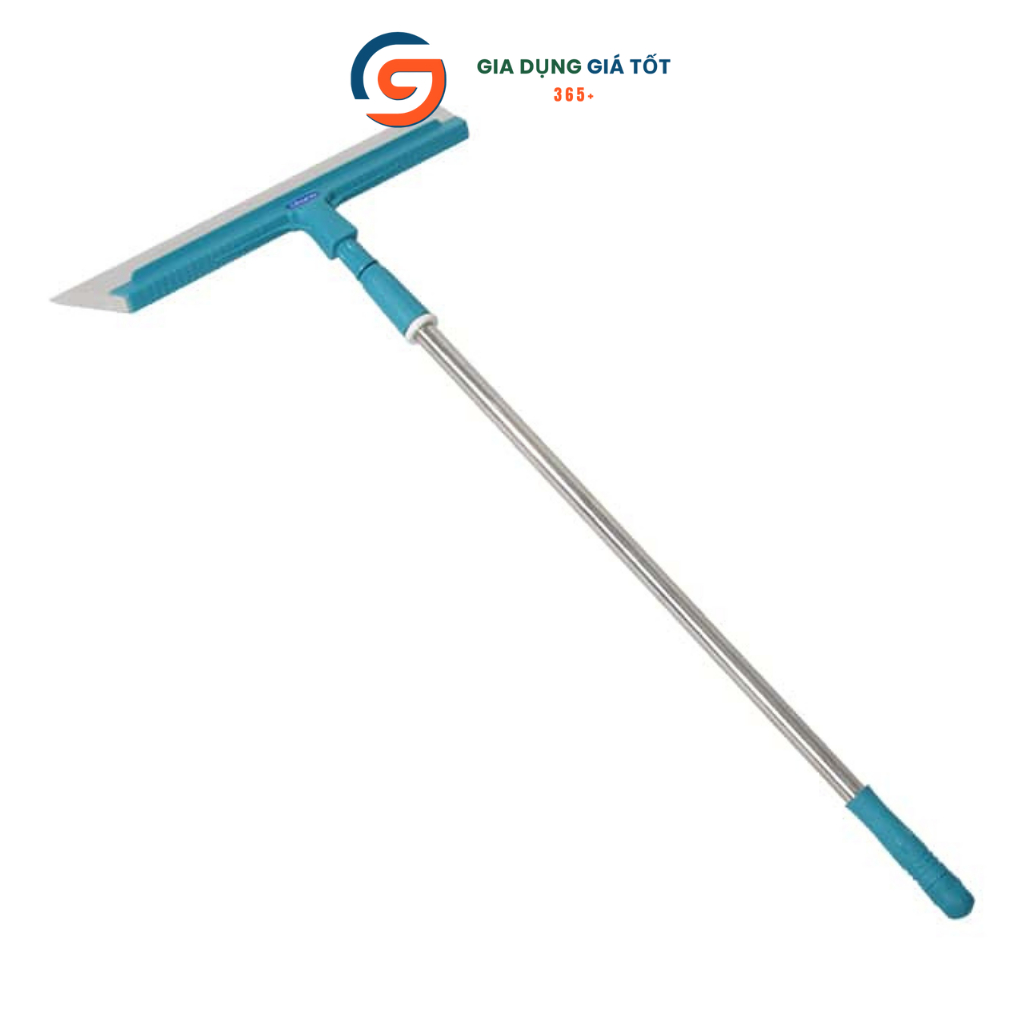 Cây gạt nước lau kính dài Ohana - cán inox rút gọn, đầu gạt silicon, cây gạt kính cửa sổ siêu sạch