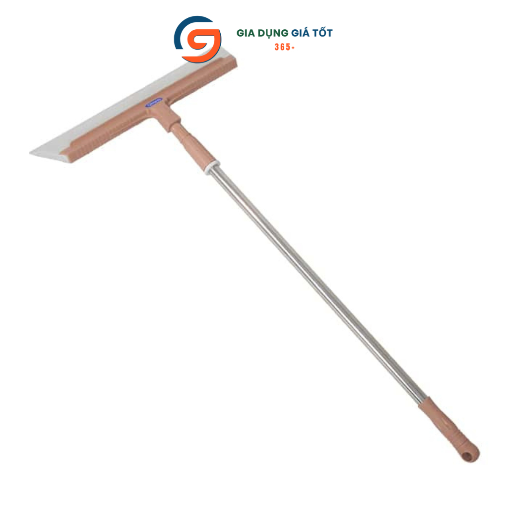 Cây gạt nước lau kính dài Ohana - cán inox rút gọn, đầu gạt silicon, cây gạt kính cửa sổ siêu sạch