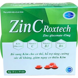 Zin C Roxtech Xanh Lá - Rostex - Vinaphar - Vitamin Phục Hồi