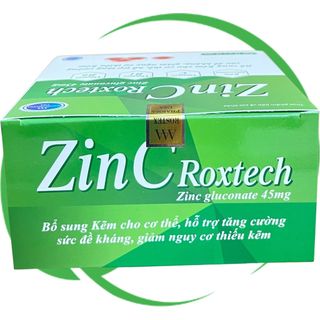 Combo 2 Hộp Zin C Roxtech Xanh Lá - Rostex - Vinaphar - Vitamin Phục Hồi
