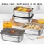 HỘP ĐỰNG ĐỒ ĂN INOX 304 1500ML,NẮP ĐẬY CHẮC CHẮN CHỐNG TRÀN,Hộp Bảo Quản Thực Phẩm Tủ Lạnh