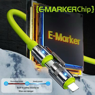 Cáp Dữ Liệu 4 Trong 1 Chất Liệu Silicon Lỏng, Công Suất 240W, Sạc Nhanh 4 Đầu Sạc C-C, USB -L , C-L
