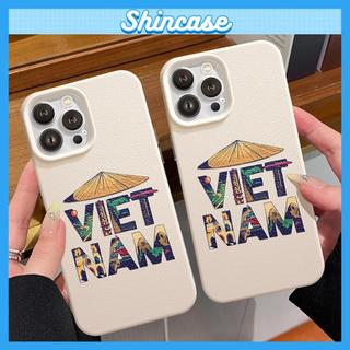 Ốp Lưng iPhone TPU Hoạ Tiết Da Mềm Nón Lá Việt Nam Chống Sốc, Chống Bẩn - iP X/XS/11/12/13/14/15/16/17/Plus/Pro/Max/Air