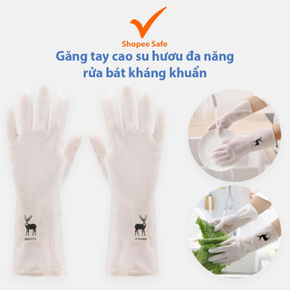 Găng tay cao su hươu đa năng rửa bát kháng khuẩn chống ăn mòn #A200
