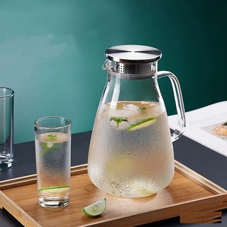 Bình Nước Thuỷ Tinh Pha Trà Chịu Nhiệt Dung Tích Lớn