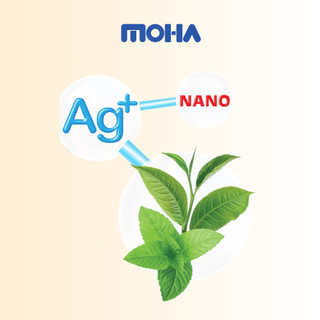 Lốc 8 gói băng vệ sinh MOHA PLUS không cánh 24cm siêu thấm