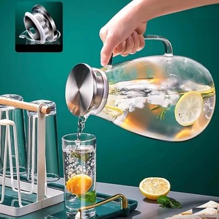Bình Thủy Tinh Borosilicate Dung Tích 2600ml ,2200ml  Chịu Nhiệt Cao Cấp