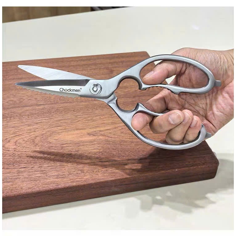 Kéo Chockmen Kèm Hộp Kéo Cắt Gà Đa Năng Inox Cao Cấp