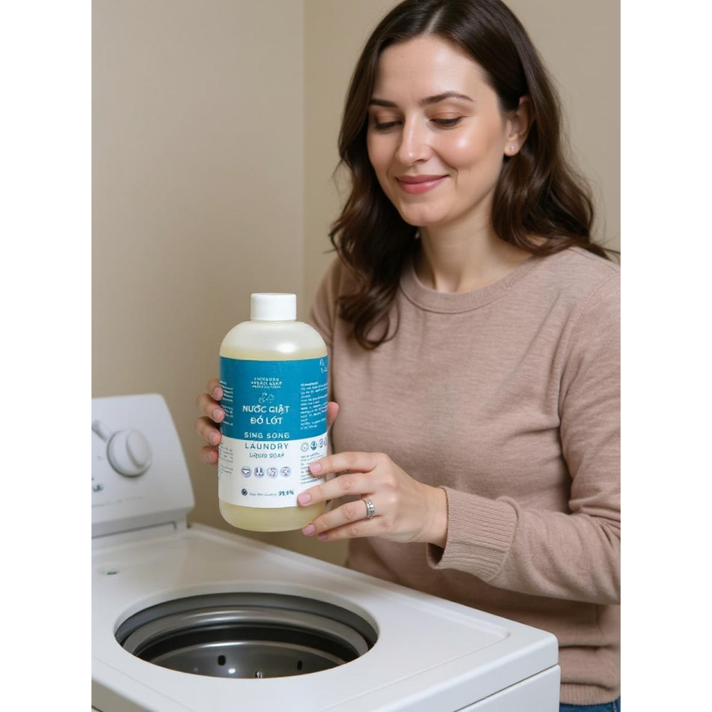 Nước Giặt Đồ Lót, Đồ Lụa SingSong. giặt tay, an toàn cho da - 500ml