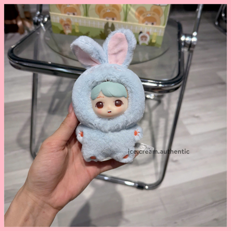 [Hỏa tốc HCM] hộp mù móc khóa gấu bông YULU xoay được 3 mặt dễ thương chính hãng