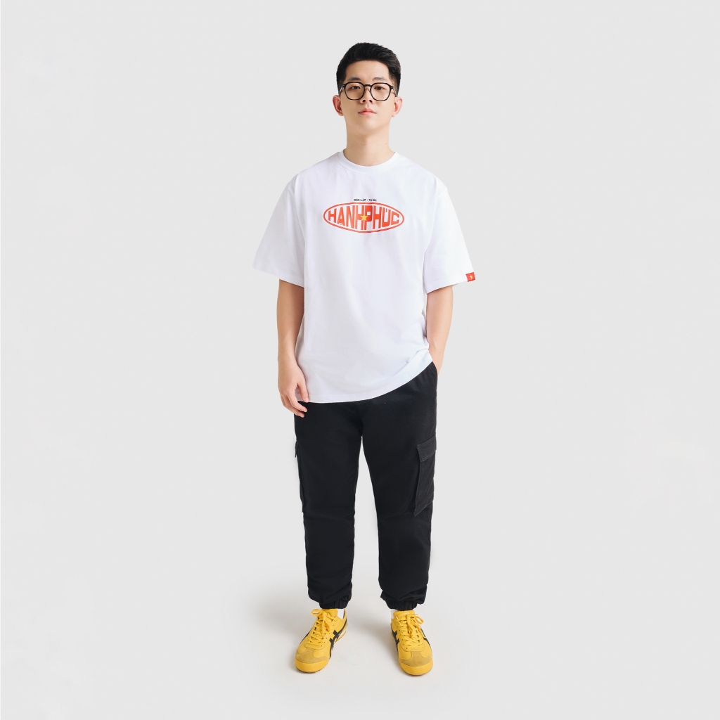 Áo phông Độc Lập - Tự do - Hạnh phúc unisex người lớn CANIFA S áo thun Việt Nam 5TS25S050