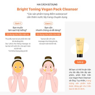 [belif Official] Sữa rửa mặt thuần chay làm sáng da Belif Super Knights (150ml)