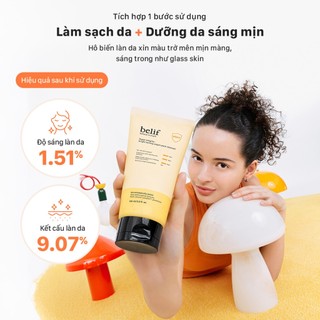 [belif Official] Sữa rửa mặt thuần chay làm sáng da Belif Super Knights (150ml)
