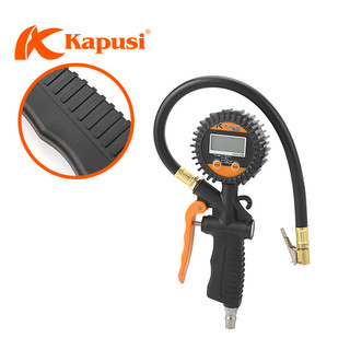 Đồng hồ bơm lốp xe điện tử 7 Bag, 100 PSI KAPUSI Nhật Bản màn hình LCD hiển thị số, Bh 12 tháng Kouritsu Official Store