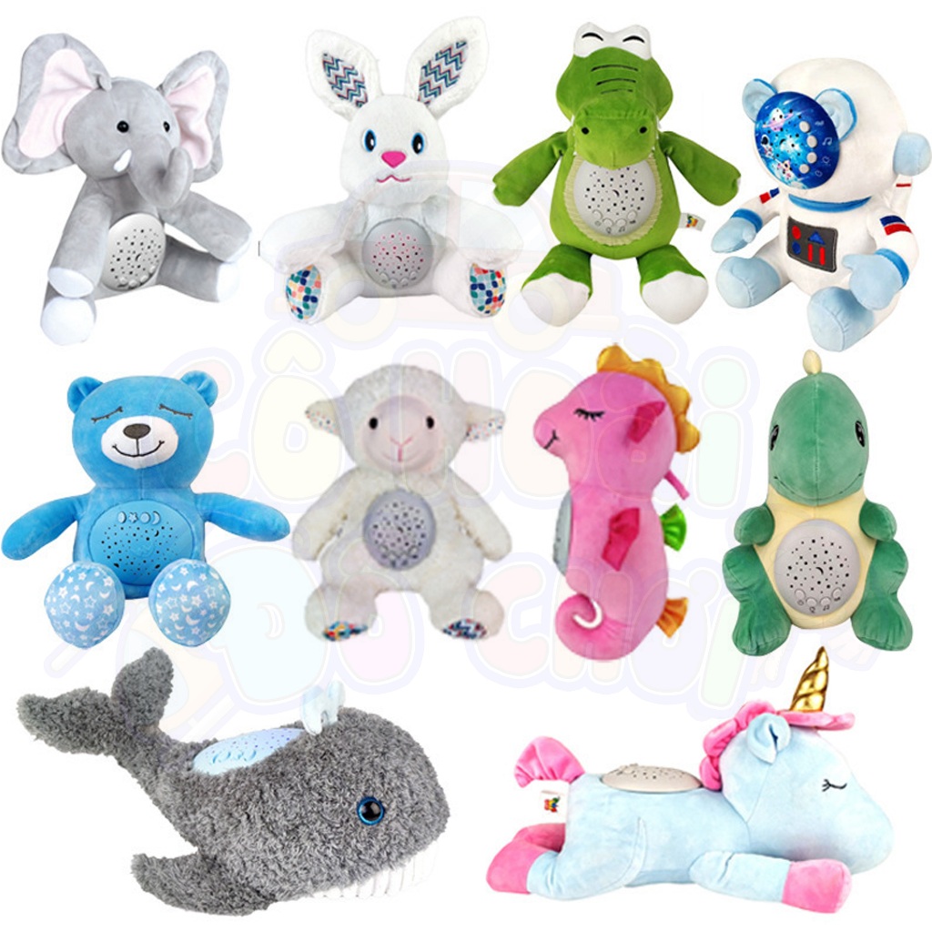 Thú Bông Kèm Đèn Ngủ , Nhạc Ru Ngủ Cho Bé