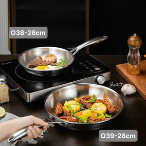CHẢO CẠN INOX OYATTON 26cm/28cm