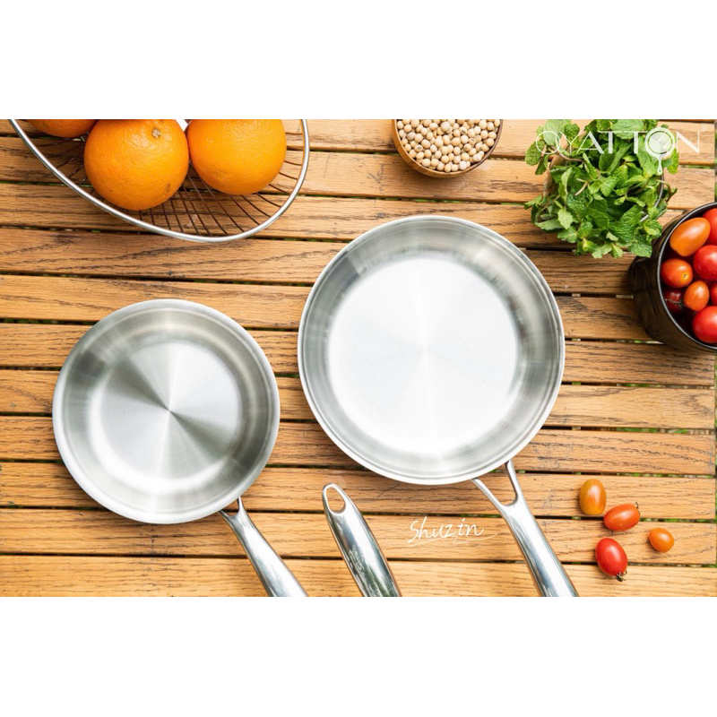 CHẢO CẠN INOX OYATTON 26cm/28cm