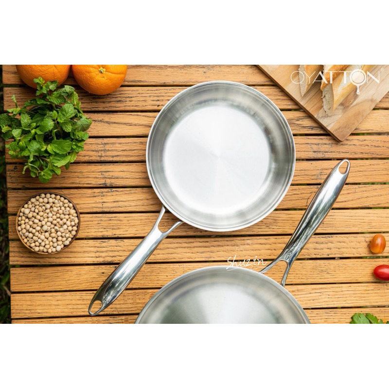 CHẢO CẠN INOX OYATTON 26cm/28cm