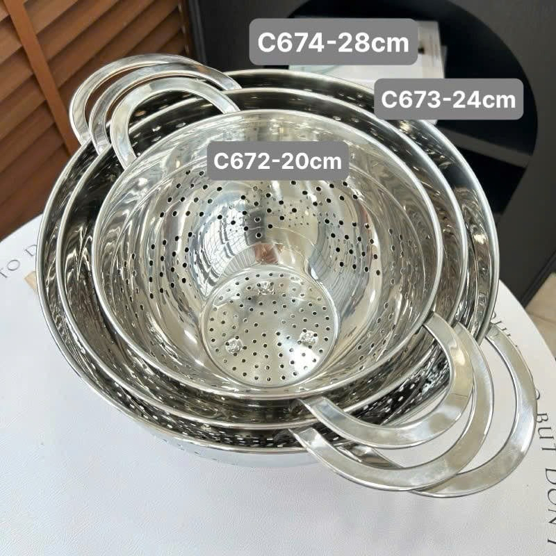 RỔ RAU CỦ QUẢ CHOCKMEN INOX 18/10