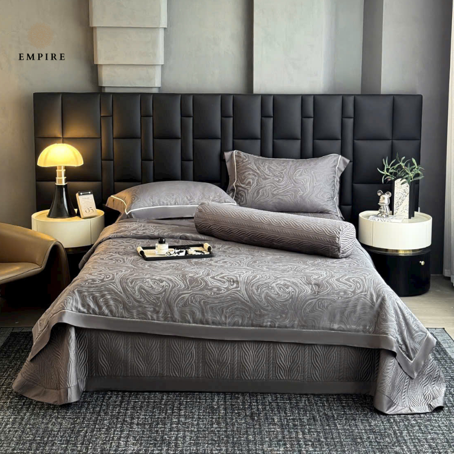 Bộ chăn ga gối nệm 5 món Tencel 100s cao cấp mang phong cách thượng lưu - EMPIRE | Bedding & Decor