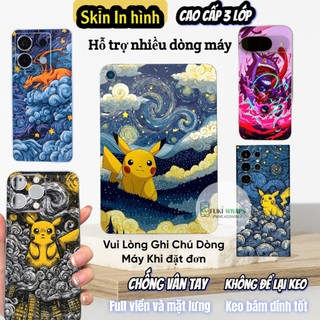 Miếng dán Skin Mặt lưng Sau full viền Dành Cho 16 pro max 15 pro max 14 pro max 13 pro max 12 pro max