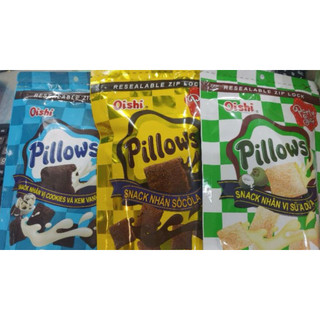 Combo snack pillows oshi nhân kem  mix vị gói 80g