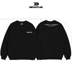 Áo Sweater form OVERSIZE Devotus Nỉ Chân Cua Cotton 450gsm Unisex Local Brand - IN LOGO