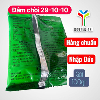 Phân Bón Lá Nutri-Gold Đức (Gói 100g) NPK 29-10-10+TE - Siêu Đâm Chồi, Xanh Dày Lá, Lớn Trái
