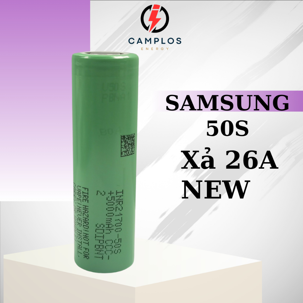 Pin 21700 Samsung 50S 5000mAh xả 25A dành cho đèn pin siêu sáng công ...